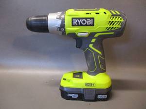 lot 140 image: Ryobi Drill