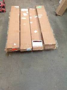5 CASES OF TRAFFICMASTER Natural Pecan 7 mm Thick x 7-23 in. Wide x 50-58 in. Length Laminate Flooring (24.17 sq. ft.  case)