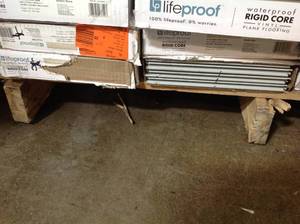 6 CASES OF LIFEPROOF Ocala Oak 8.7 in. W x 59.4 in. L Luxury Vinyl Plank Flooring (21.45 sq. ft.  case)