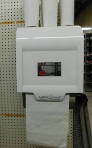 lot 67 image: Commercial Towel Cabinet with 4 Rolls