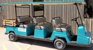 lot 14A image: Cushman 8PE Shuttle Cart