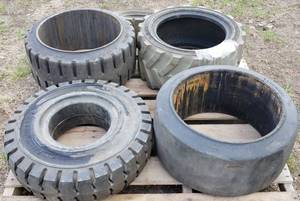 lot 23C image: Misc. Pallet of Take Off Tires