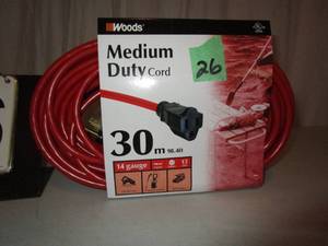 lot 26 image: Woods Extension Cord