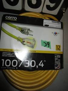 lot 39 image: Cerro Extension Cord - 100 ft