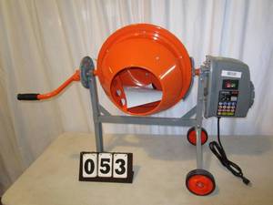 lot 53 image: Yardmax Concrete Mixer
