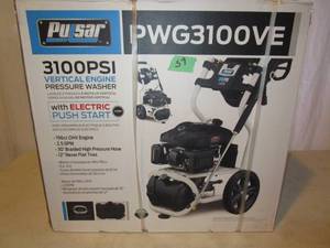 lot 59 image: Pulsar 3100 psi  Electric Start Pressure Washer