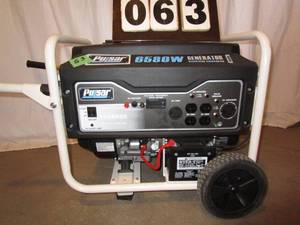 lot 63 image: Pulsar 6580 Watt Generator