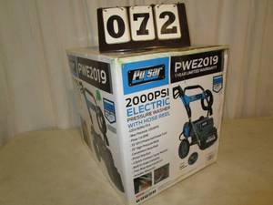 lot 72 image: Pulsar 2000 PSI Electric Pressure Washer