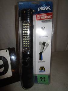lot 99 image: Peak LED Rechargeable Work Light