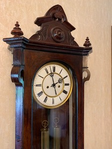 lot 13 image: Vienna Regulator Clock- Weight Driven - Works