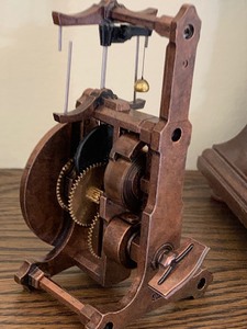 lot 14 image: Small Japan  Clock with Dome Cover