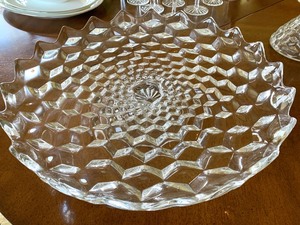 lot 37 image: Large Fostoria Compote or Serving Platter
