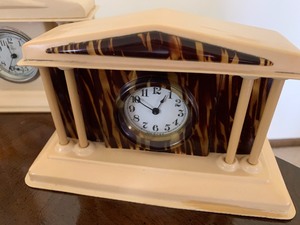 lot 55 image: Two Boudoir Celluloid Clocks