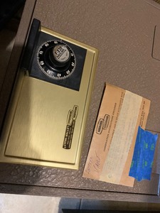 lot 120 image: Letter Vault Safe