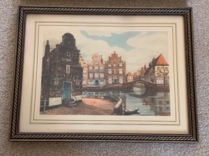 lot 111 image: Pair of Vintage Framed Artwork