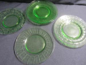Green Depression Glass