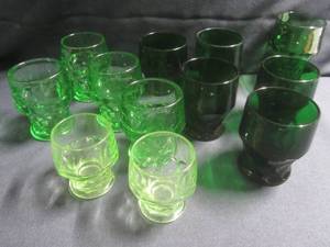 Green Glassware
