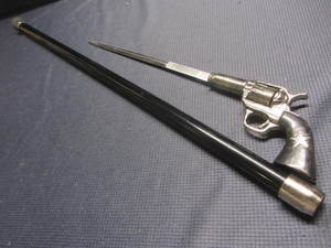 Pistol Grip Sword Cane