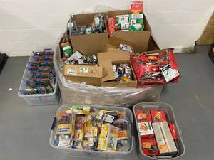 lot 2 image: Entire Pallet Of Pluming Toilet Accessories, Flapper and Fill Valve Kits, Wax Rings, Flush Valve Kits and MORE