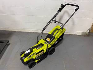 lot 19 image: RYOBI 13 in. 11 Amp Corded Electric Walk Behind Push Mower