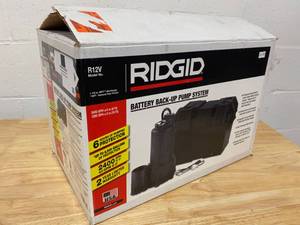 lot 20 image: RIDGID 12-Volt Battery Backup System