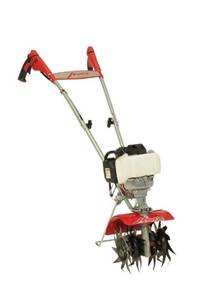 lot 28 image: MANTIS 25cc 4-Cycle Plus Gas Mini Tiller