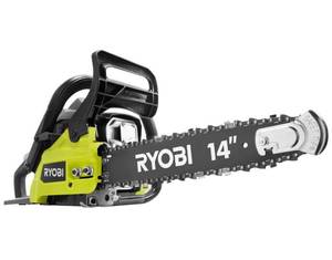 lot 47 image: RYOBI 14 in. 37cc 2-Cycle Gas Chainsaw