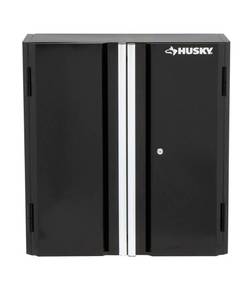 lot 63 image: HUSKY 29 in. H x 28 in. W x 12 in. D Steel Garage Wall Cabinet