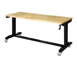 lot 80 image: HUSKY 62 in. Adjustable Height Work Bench Table