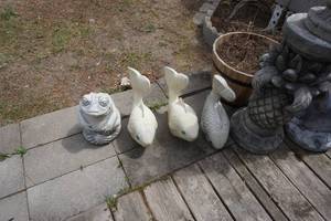 lot 88 image: Lot of 6 - Outdoor BeachOcean Themed StatuesOrnaments