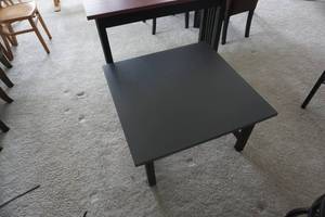 lot 30 image: Set of -  2 Contemporary Design End Table & Buffet Style Table