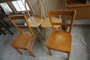 lot 16 image: 4 -  Assorted Wood Chairs