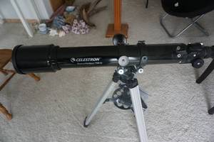 lot 12 image: Celestron Power Seeker Model 70EQ Telescope With Tri Pod Stand