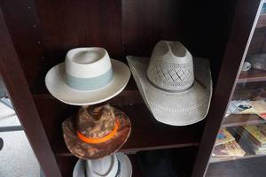 lot 76 image: Lot of Assorted Cowboy and Fedora Style Hats