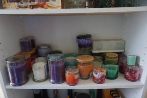 lot 92 image: Large Lot of Candles and Candle Holders