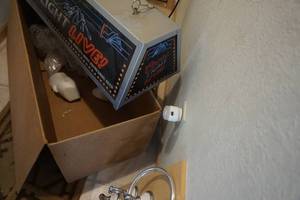 lot 68 image: Brand New In Box Coors Light Hanging Over Pool Table Light