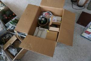 lot 121 image: Huge Lot of Assorted Christmas Decorations