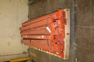 lot 1317 image: Lot of (30) Commercial Pallet Racking Beams 8ft.
