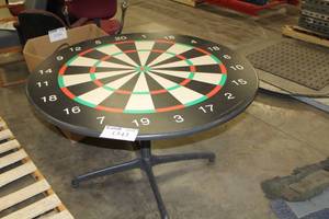 lot 1343 image: Dartboard Game Table 48in.