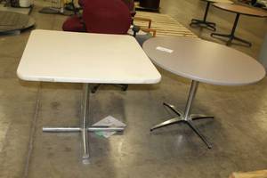 lot 1340 image: Lot of (2) Pedestal Conference Tables