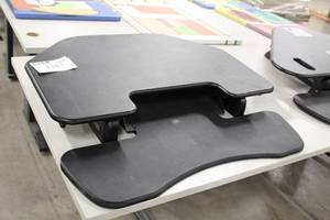 lot 1383 image: Varidesk CubeCorner 36 Standing Desk