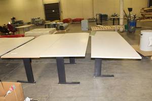 lot 1366 image: Lot of (3) Office Conference Tables
