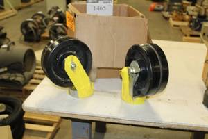 lot 1465 image: Lot of (2) Caster Wheels