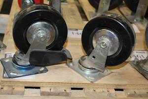 lot 1462 image: Lot of (2) Caster Wheels