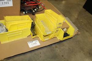 lot 1388 image: Plastic Storage Bins