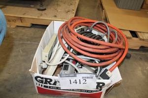 lot 1412 image: Misc. Power Cords, Power Strips