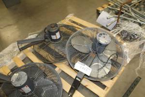lot 1415 image: Lot of (2) Industrial Fans 26in. And Mounting Bracket 6ft.