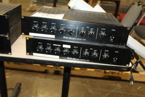 lot 1492 image: Lot of (2) TOA Rack-Mount 500 Series Amplifier A-503A