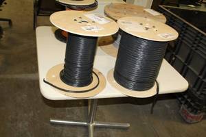 lot 1496 image: Lot of (2) Partial Spools of Wire