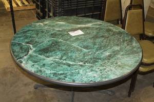 lot 1427 image: Round Top Conference Table 48in.